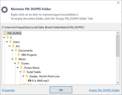 maintaindupesfolder