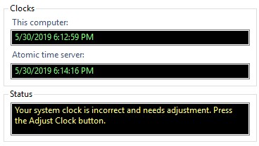 syncclock_systemclockisincorrectstatus